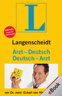 Buchcover Langenscheidt Arzt-Deutsch/Deutsch-Arzt