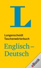 Buchcover Langenscheidt Taschenwörterbuch Englisch-Deutsch für Kindle