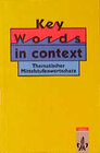 Buchcover Key Words in Context