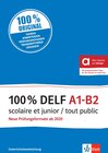Buchcover 100% DELF A1-B2 scolaire et junior / tout public