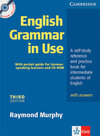 Buchcover English Grammar in Use - Third Edition. Intermediate to Upper Intermediate / Edition for German Learners with answers, p