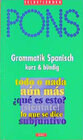 Buchcover PONS Grammatik Spanisch