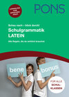 Buchcover PONS Schau nach - blick durch! Schulgrammatik Latein