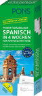Buchcover PONS Power-Vokabelbox Spanisch in 4 Wochen für Fortgeschrittene