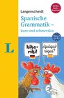 Buchcover Langenscheidt Spanische Grammatik - kurz und schmerzlos - Buch mit Übungen zum Download