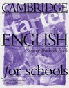 Buchcover Cambridge English for Schools / Teacher's Book Starter Level