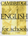 Buchcover Cambridge English for Schools / Schülerbuch