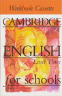 Buchcover Cambridge English for Schools / Kassette zum Workbook 3. Lernjahr