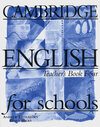 Buchcover Cambridge English for Schools / Lehrerbuch 4. Lernjahr