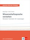 Buchcover Wissenschaftssprache verstehen