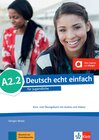 Buchcover Deutsch echt einfach A2.2