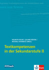 Buchcover Textkompetenzen in der Sekundarstufe II