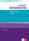 Buchcover einfach INFORMATIK. Programmieren