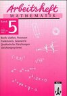 Buchcover Reelle Zahlen, Potenzen, Funktionen, quadratische Gleichungen, Gleichungssysteme. Ausgabe ab 1999