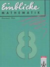 Buchcover Einblicke Mathematik - Ausgabe für Rheinland-Pfalz. Bisherige Ausgabe / Schülerband 8. Schuljahr