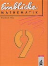 Buchcover Einblicke Mathematik - Ausgabe für Rheinland-Pfalz. Bisherige Ausgabe / 9. Schuljahr. Schülerband