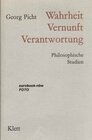 Buchcover Wahrheit - Vernunft - Verantwortung