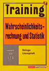 Buchcover Training Wahrscheinlichkeitsrechnung und Statistik