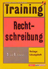 Buchcover Training Neue Rechtschreibung