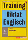 Buchcover Training Diktat Englisch