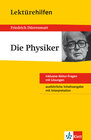 Buchcover Lektürehilfen Friedrich Dürrenmatt "Die Physiker"