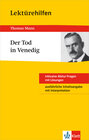 Buchcover Klett Lektürehilfen Thomas Mann, Der Tod in Venedig
