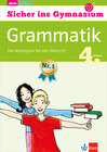 Buchcover Klett Sicher ins Gymnasium Grammatik 4. Klasse