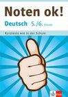 Buchcover Klett Noten ok! Deutsch 5./6. Klasse