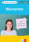 Buchcover Klett 10-Minuten-Training Deutsch Wortarten 5./6. Klasse