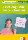 Buchcover Klett 10-Minuten-Training Englisch Aufsatz Erste englische Texte schreiben 5./6. Klasse