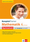 Buchcover Klett KomplettTrainer Gymnasium Mathematik 6. Klasse
