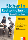 Buchcover Klett Sicher in Deutsch Rechtschreibung 5./6. Klasse