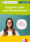 Buchcover Klett 10-Minuten-Training Englisch Lese- und Hörverstehen 5. Klasse