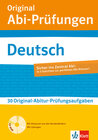 Buchcover Original Abi-Prüfungen Deutsch