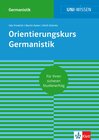 Buchcover Uni-Wissen Orientierungskurs Germanistik