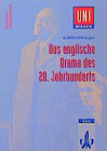 Buchcover Uni Wissen Das englische Drama des 20. Jahrhunderts