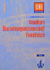 Buchcover Uni Wissen Grundkurs Übersetzungswissenschaft Französisch
