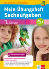 Buchcover Mein Übungsheft Sachaufgaben mit Online-Übungen 3. Klasse