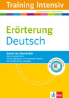 Buchcover Training Intensiv Erörterung Deutsch