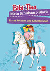 Buchcover Bibi & Tina: Mein Schulstart-Block Erstes Rechnen und Konzentration