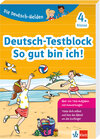 Buchcover Klett Die Deutsch-Helden: Deutsch-Testblock So gut bin ich! 4. Klasse