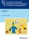 Buchcover Lehrbuch der Klinischen Psychologie u. Psychotherapie bei Kindern + Jugendlichen