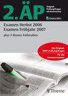 Buchcover 2. ÄP Examen Herbst 2006, Examen Frühjahr 2007
