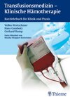 Buchcover Transfusionsmedizin - Klinische Hämotherapie