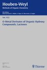Buchcover Houben-Weyl Methods of Organic Chemistry Vol. VI/2, 4th Edition