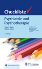 Buchcover Checkliste Psychiatrie und Psychotherapie