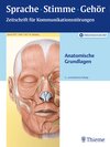 Buchcover Sprache - Stimme - Gehör - Anatomische Grundlagen