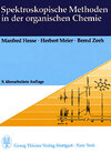 Buchcover Spektroskopische Methoden in der organischen Chemie