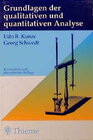 Buchcover Grundlagen der quantitativen Analyse