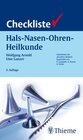 Buchcover Checkliste Hals-Nasen-Ohren-Heilkunde
